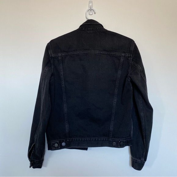 Gap icon denim Jacket in black - size extra small - in good pre-owned condition - Picture 4 of 7